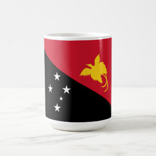 Papua Nya Guinea flagga Kaffemugg
