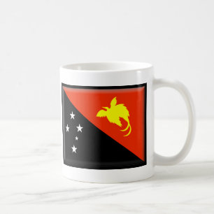 Papua Nya Guinea flagga Kaffemugg