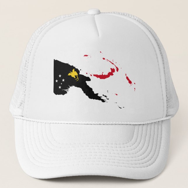 Papua Nya Guinea flagga Keps (Framsida)