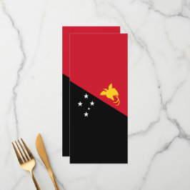 Papua Nya Guinea flagga Meny