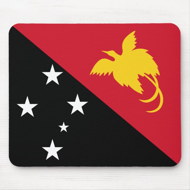 Papua Nya Guinea Flagga Musmatta (Framsidan)