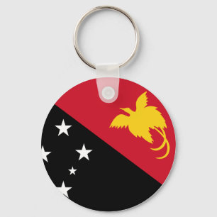 Papua Nya Guinea Flagga Nyckelring