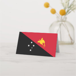 Papua Nya Guinea flagga Placeringskort
