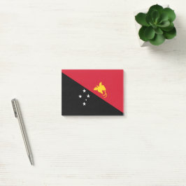 Papua Nya Guinea flagga Post-it Block