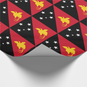 Papua Nya Guinea Flagga Presentpapper