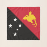 Papua Nya Guinea Flagga Sjal<br><div class="desc">Patriotisk flagga i Papua Nya Guinea.</div>
