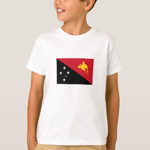 Papua Nya Guinea Flagga T Shirt