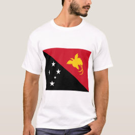 Papua Nya Guinea Flagga T Shirt