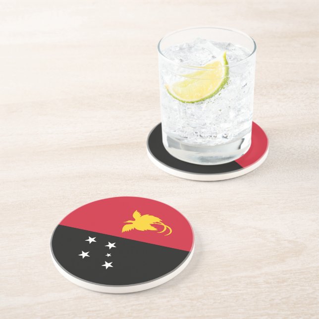 Papua Nya Guinea flagga Underlägg (Sidan)