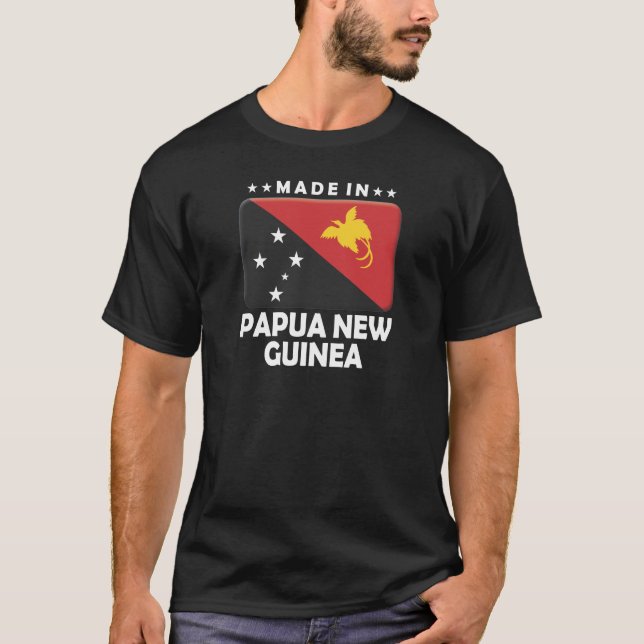 Papua Nya Guinea gjorde T-shirt (Framsida)