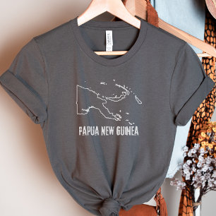 Papua Nya Guinea Land Karta T Shirt