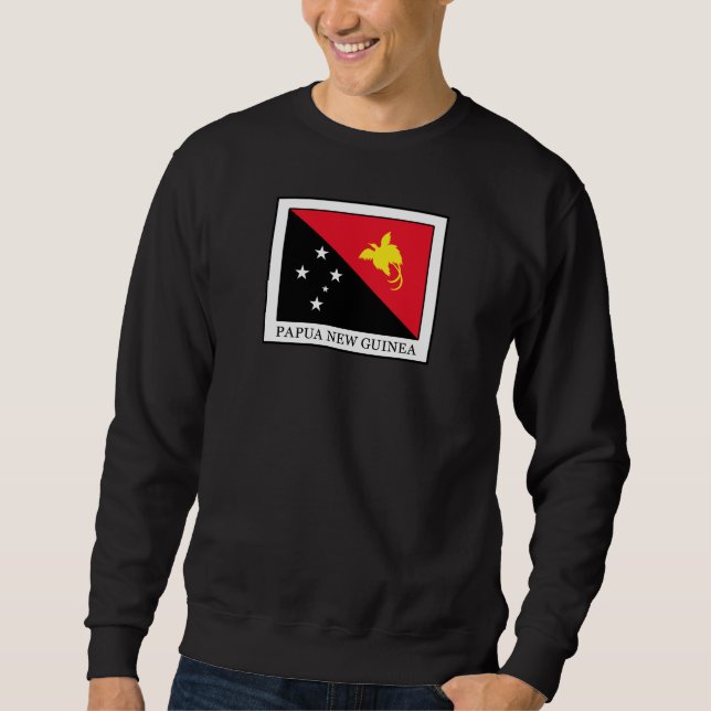 Papua Nya Guinea Lång Ärmad Tröja (Framsida)