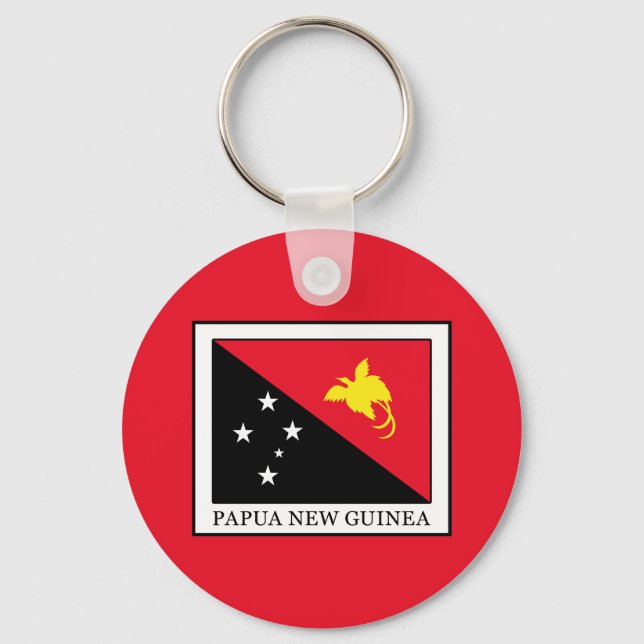 Papua Nya Guinea Nyckelring (Framsida)