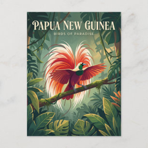 Papua Nya Guinea Regnskog Papua Nya Guinea Vykort