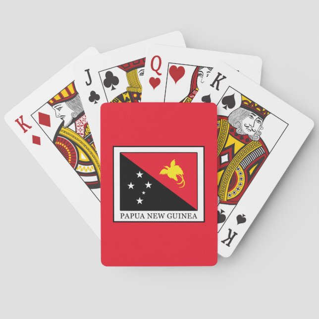 Papua Nya Guinea Spel Kort (Baksidan)