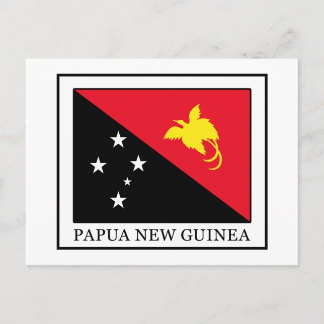 Papua Nya Guinea Vykort (Framsida)