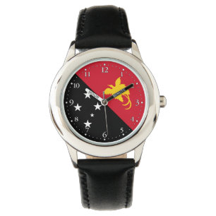 Papua Nya Guineas flagga Armbandsur