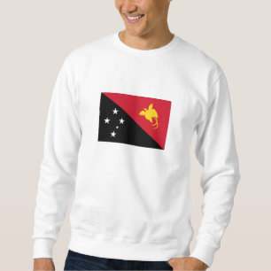 Papua Nya Guineas flagga Lång Ärmad Tröja