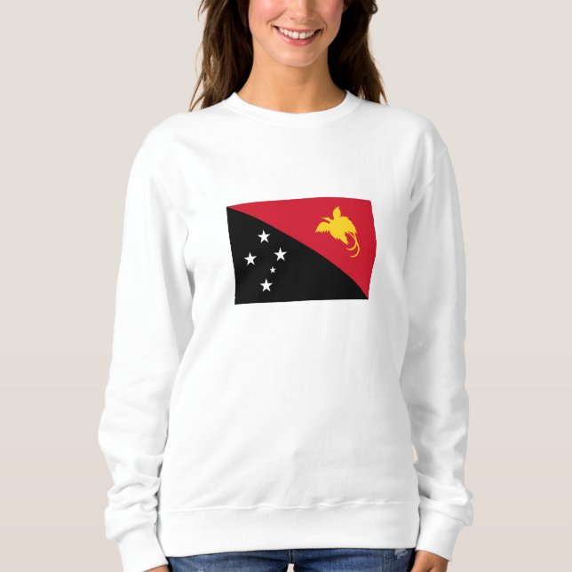 Papua Nya Guineas flagga T Shirt (Framsida)