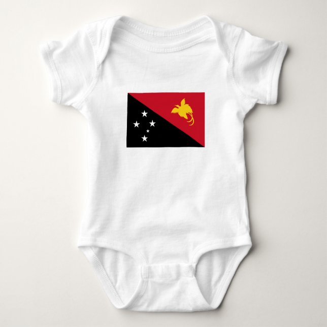 Papua Nya Guineas flagga T Shirt (Framsida)