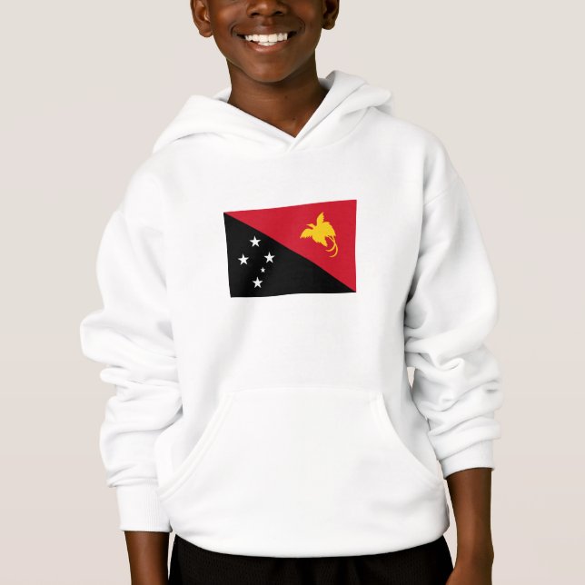 Papua Nya Guineas flagga T Shirt (Framsida)