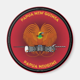 Papua Nya Guineas kulturarvssymbol Magnet
