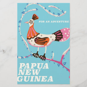 Papua Nya Guineas reseaffisch Brevpapper