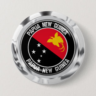 Papua Nya Guineas runda Emblem Knapp