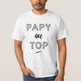 Papy au top t shirt
