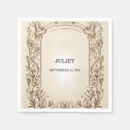 Papyrus Vintage Vellum Overlay Möhippa Pappersservett