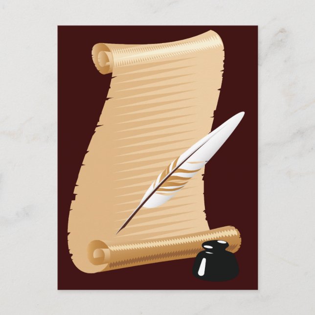 papyrus vykort (Framsida)