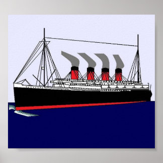 Paquebot Frankrike 1912 Poster