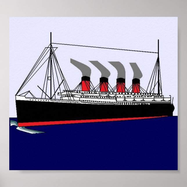 Paquebot Frankrike 1912 Poster (Framsidan)