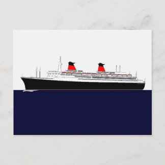 Paquebot Frankrike Vykort