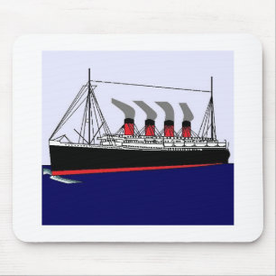 Paquebot frankriken Mousepad 1912 Musmatta