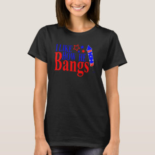 Par 4 juli För henne Jag gillar hur han knullar T Shirt