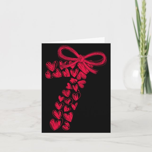 Par 7 67 - Söt Six Seven Hjärtan Matchande 67 Va Kort (Framsida)