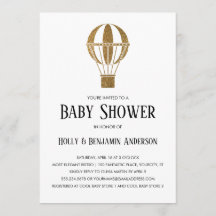 Par Baby Shower Guld Glitter, Luftballong