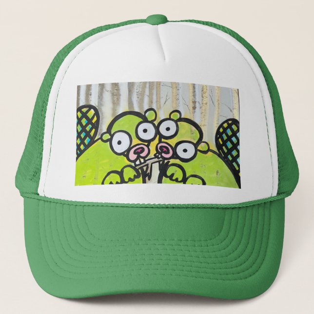 Par Beavers Trucker Hatt Keps (Framsida)
