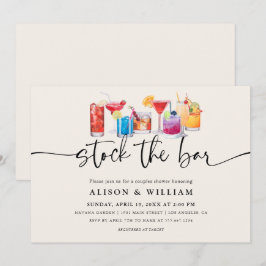 Par bröllopsfest | Fyll baren  Inbjudningar