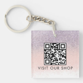Par Business QR-kod Monogrammed Glitter