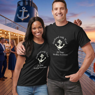 Par Cruise 20-årsjubileum grå Personlig T Shirt