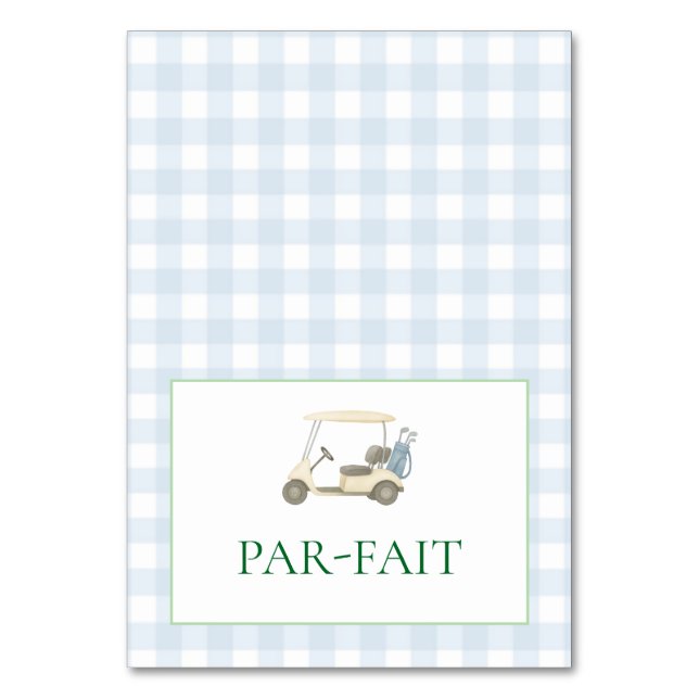 Par-Fait Bord-kort Bordsnummer (Framsidan)