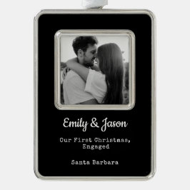 Par Förlovning Anpassningsbar Fotoram - ornament