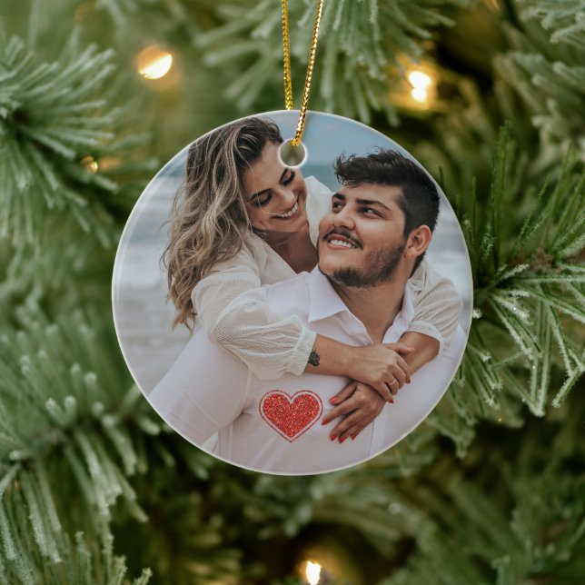 Par Första julfoto Namn Julgransprydnad Keramik (Träd)