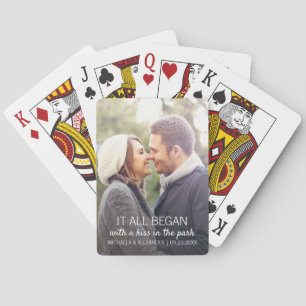 Par-foto där allt började Personlig Casinokort