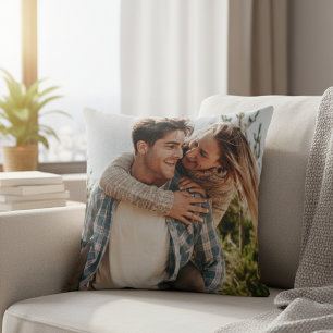 Par Foto Din Egen Två Bild Dubbel Sida Kudde