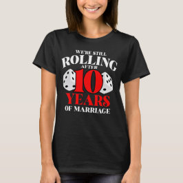 Par gift 10 år Funny 10th T Shirt