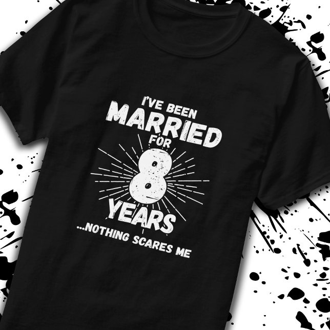 Par, gift 8 år, nuförtiden t shirt (Skapare uppladdad)