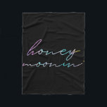 Par gift matchning honeymoon Vacation Honung Fleecefilt<br><div class="desc">Par gifta matchning honeymoon Vacation Honung Mooning</div>